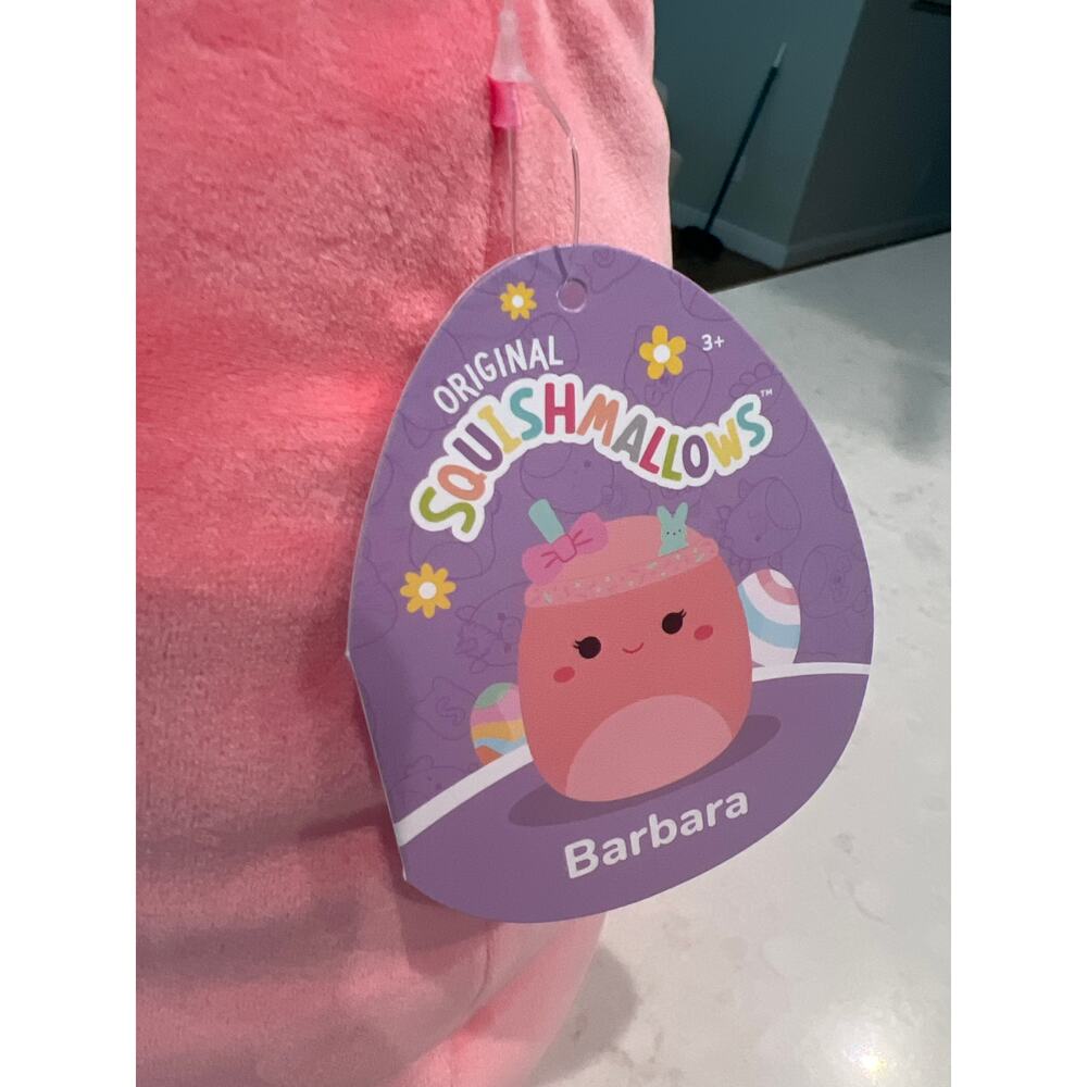 Squishmallows Barbara the Easter Peeps Drink 11" NWT - Picture 3 of 8